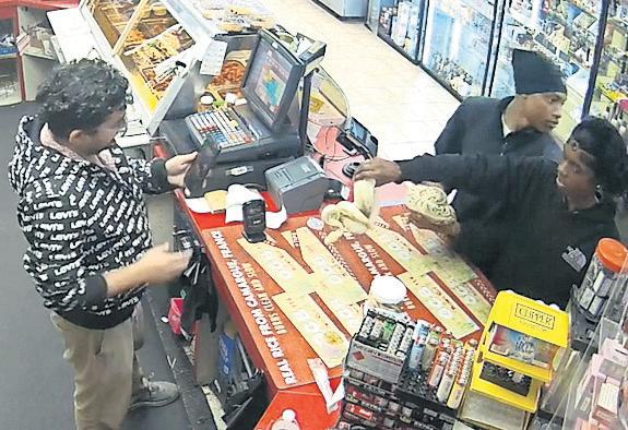 Python-wielding thieves rob petrol station