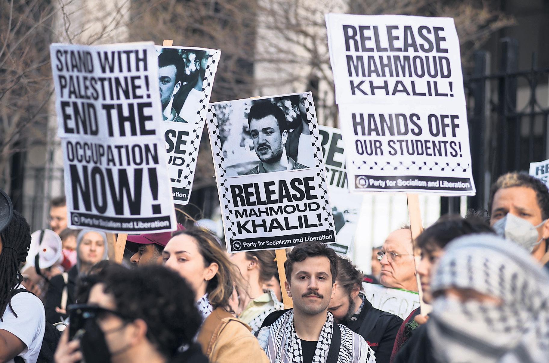Pro-Palestine activist at risk of deportation speaks out against conditions in detention