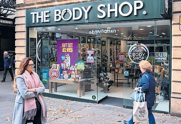 The Body Shop Suppliers to Get Only a Quarter of £219m Owed