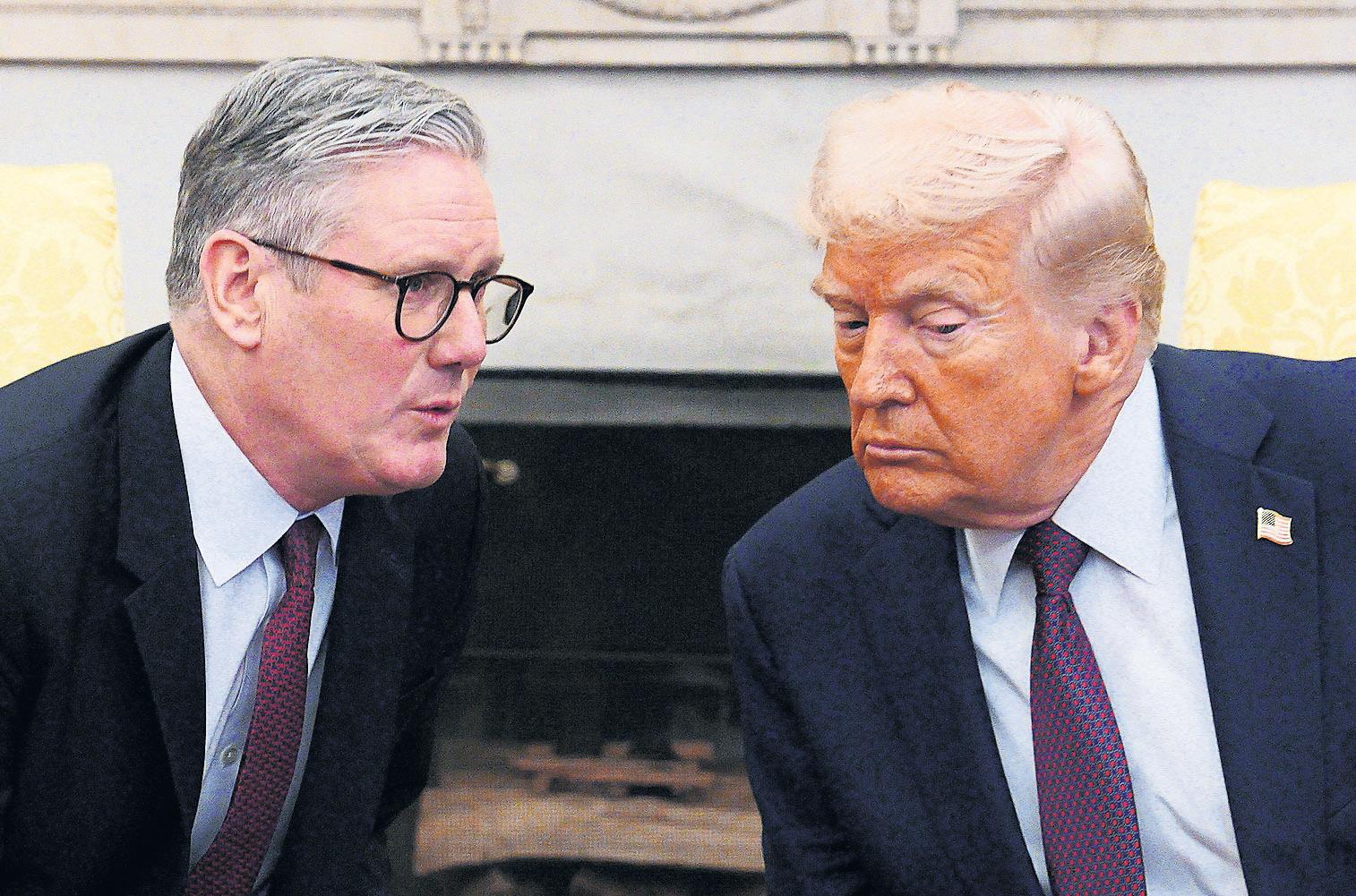Starmer is warned against 'appeasing' Trump on tax