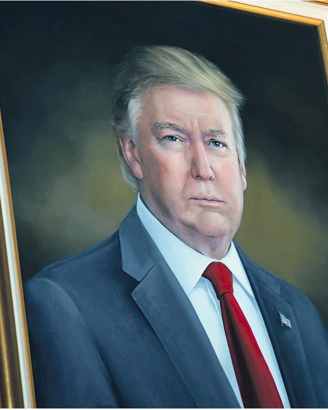 'Insecure baby' Trump mocked for criticism of public portrait