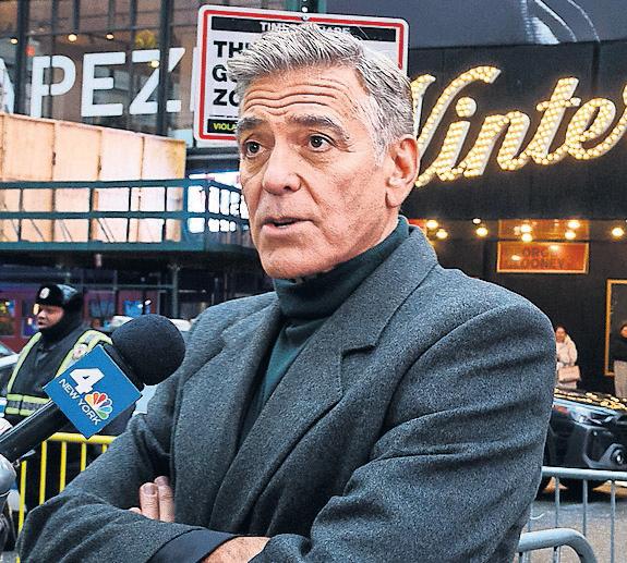 'Second-rate movie star': Trump snipes at Clooney over interview