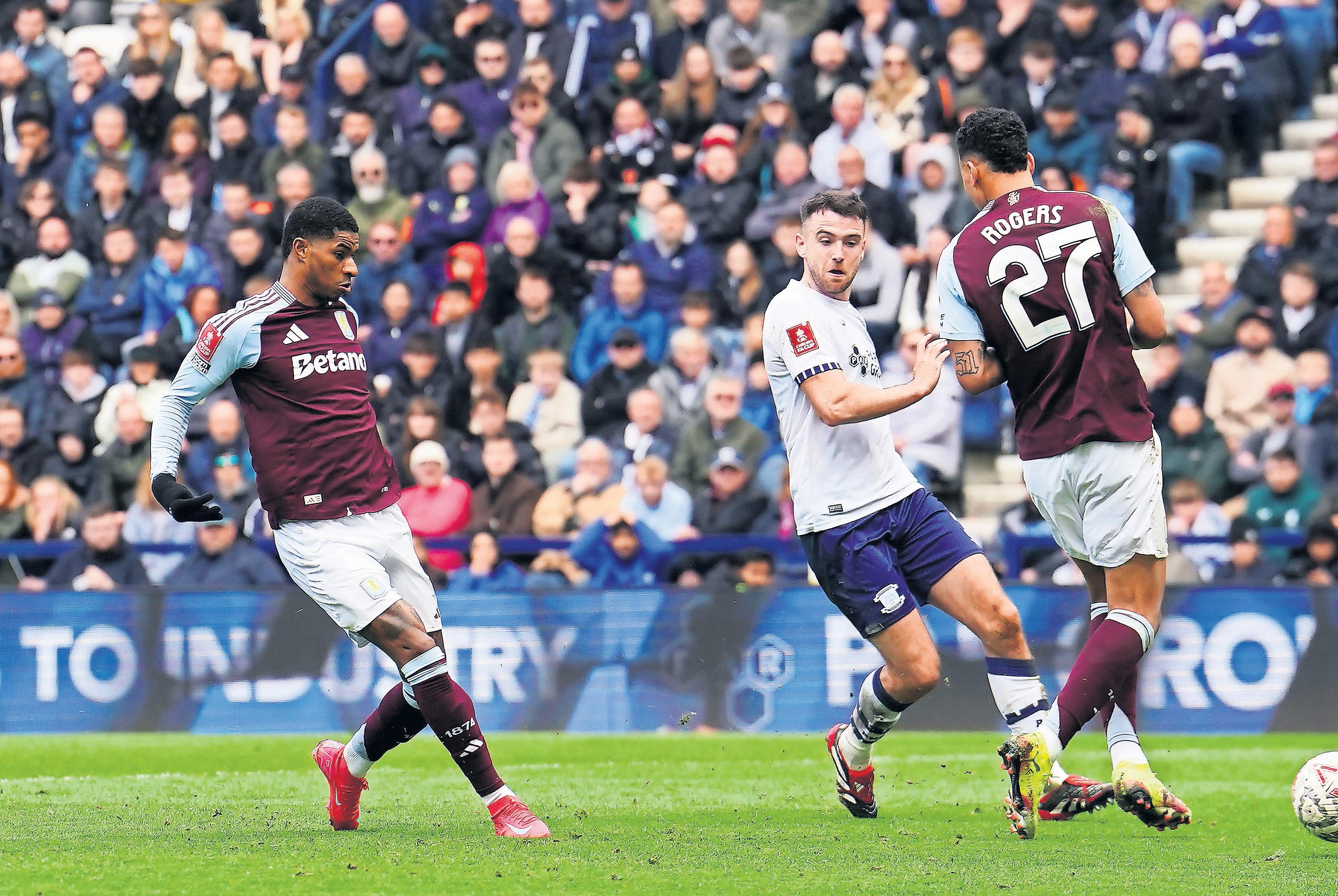Revived Rashford doubles up to make difference for Villa