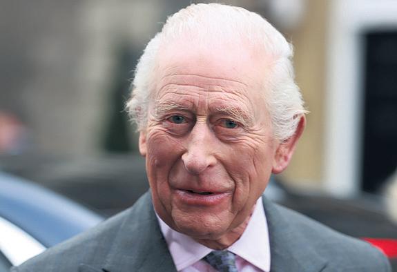 King back to work after 'bump in the road' of cancer treatment