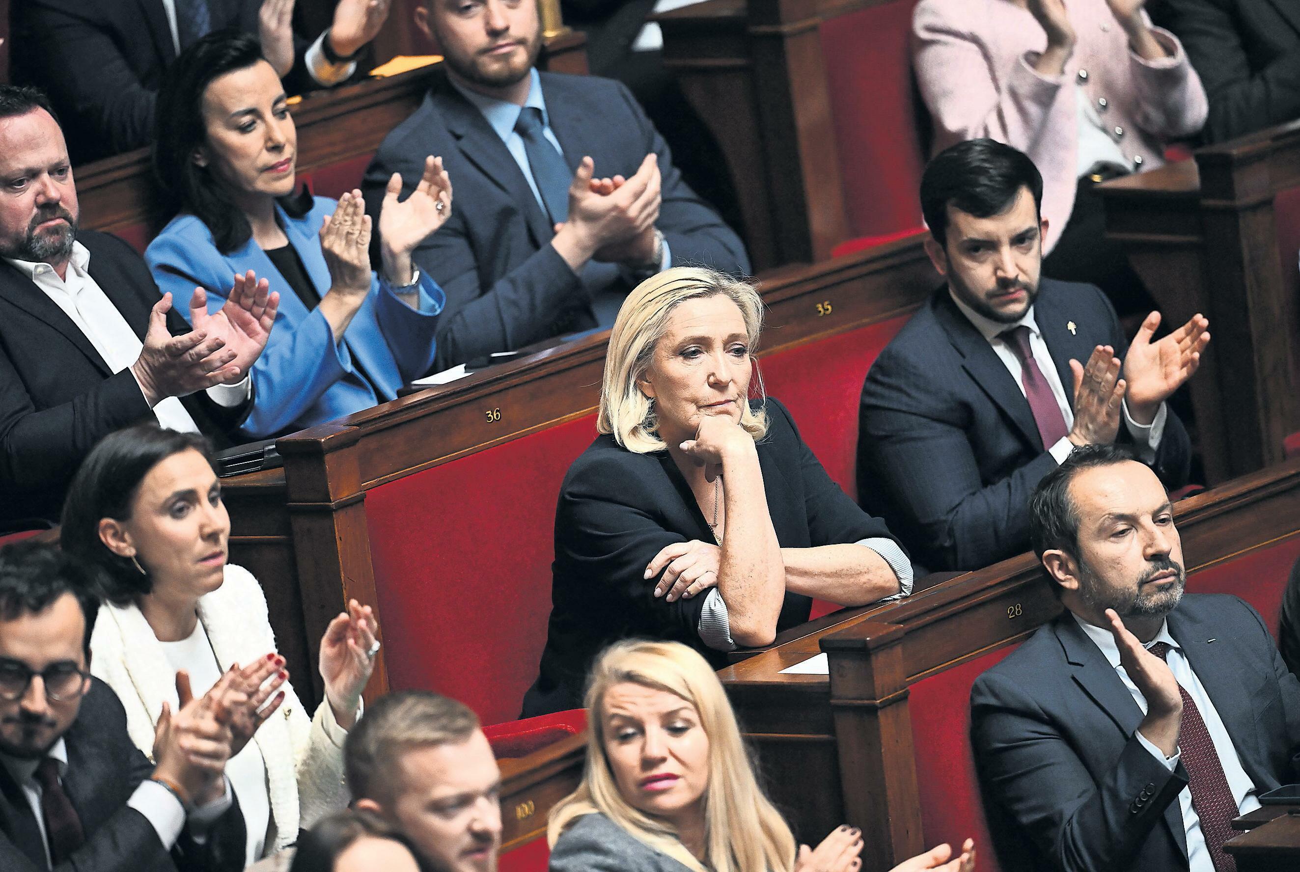 Threats to French judges in Le Pen case condemned by ministers as 'unacceptable'