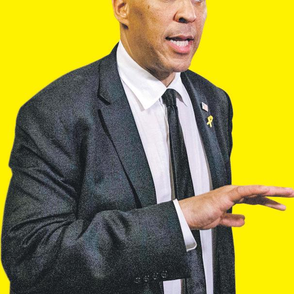 Cory Booker Making a stand against Trump - and not sitting down for 25 hours