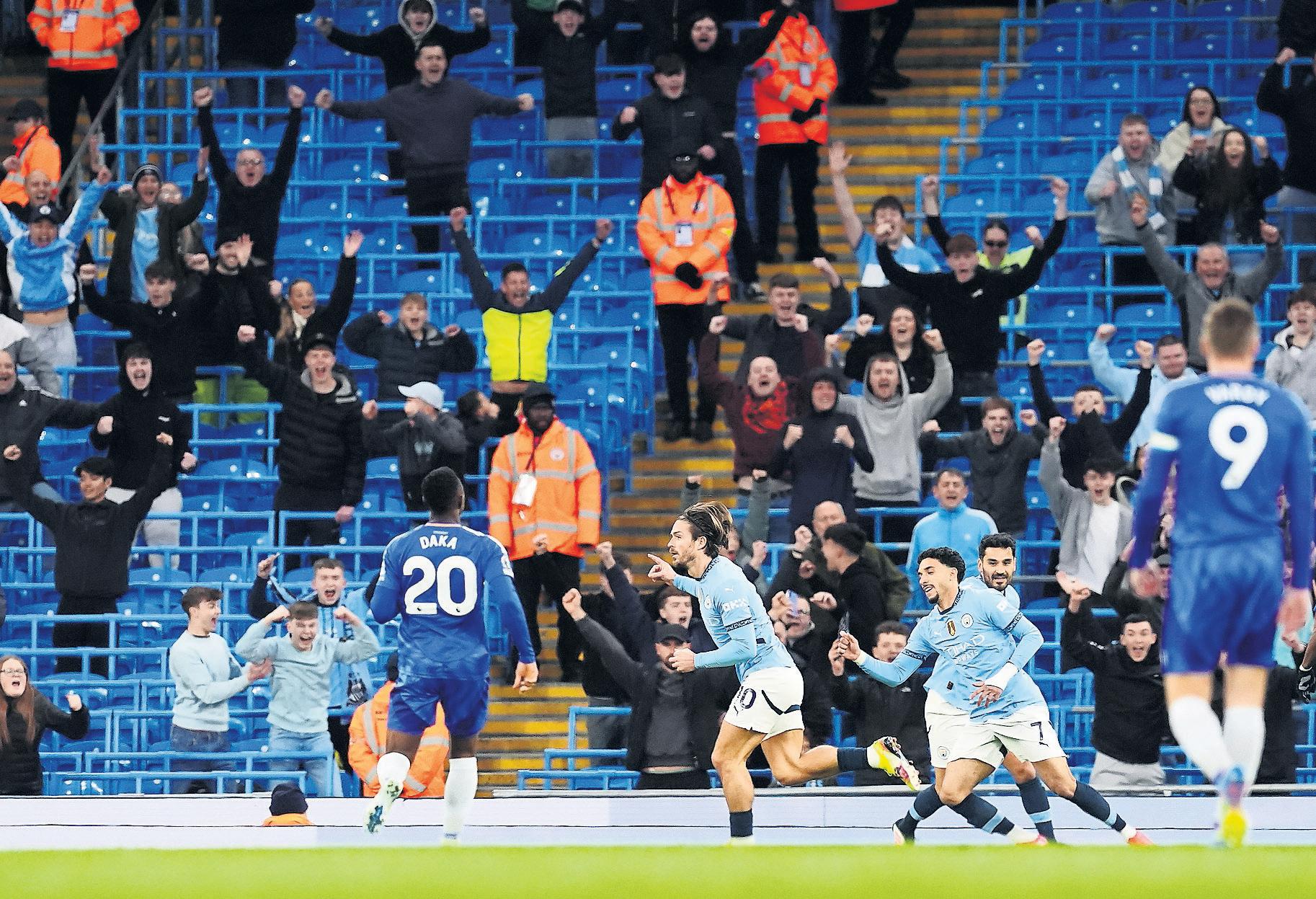 Grealish strikes early to extend Leicester's miserable losing run