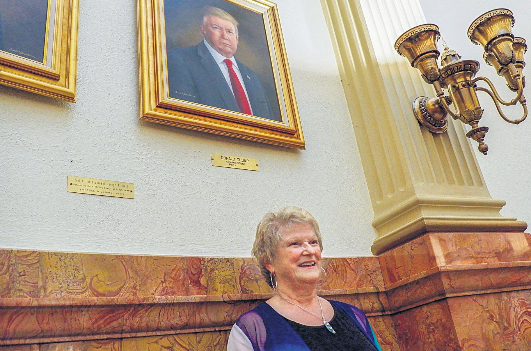 Artist of 'the worst' Trump portrait says career is at risk