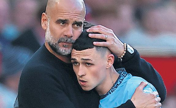 Guardiola hits out at United fans over Foden abuse