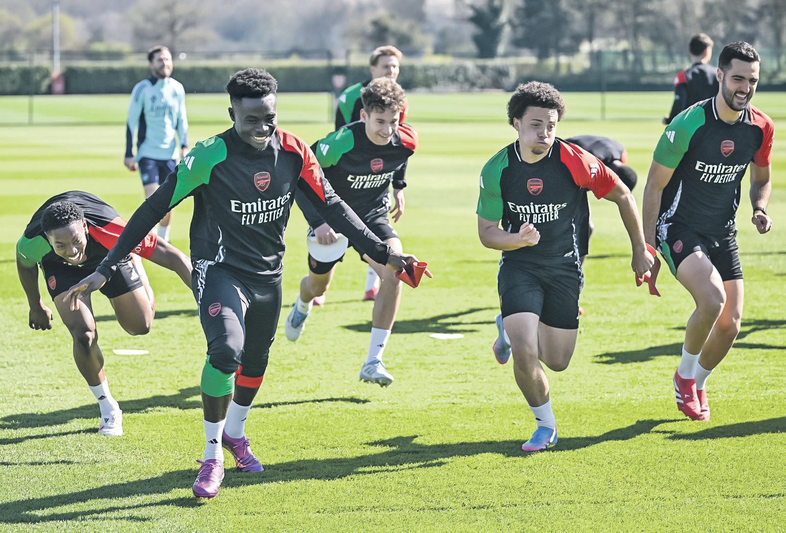 Saka refreshed and ready to write 'own story' against Madrid