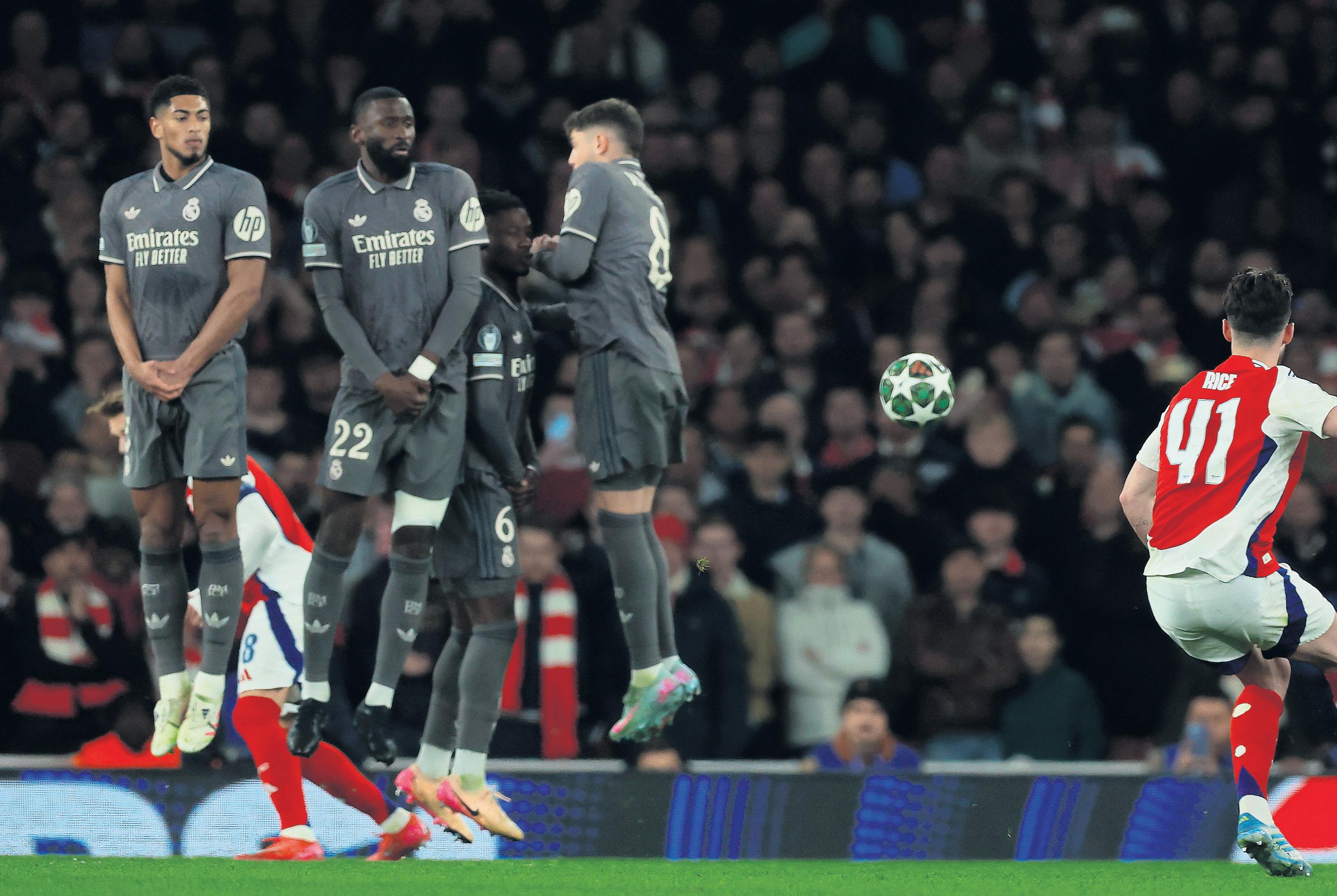 Rice's glorious double rocket puts exhilarating Arsenal in dreamland