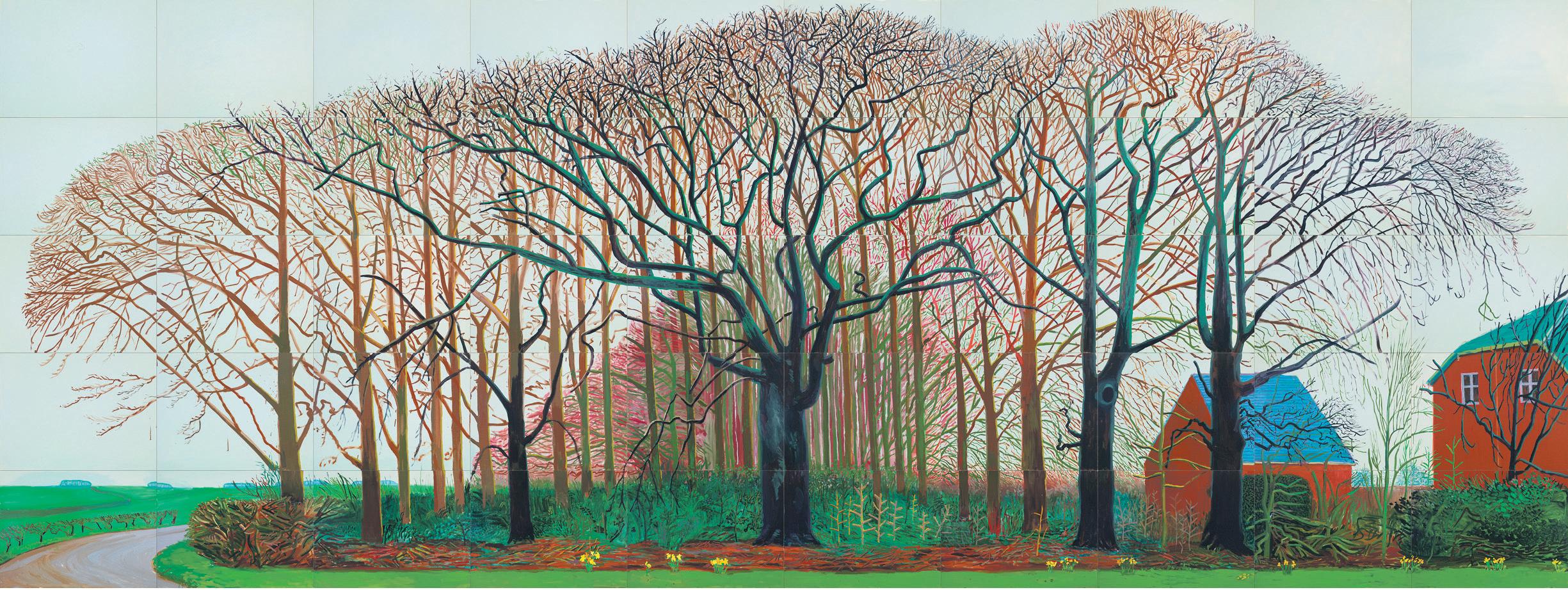 Art review Joyous pilgrimage of colour in Hockney's biggest ever show