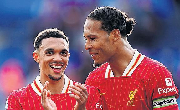 No pressure on Alexander-Arnold to stay, says Van Dijk