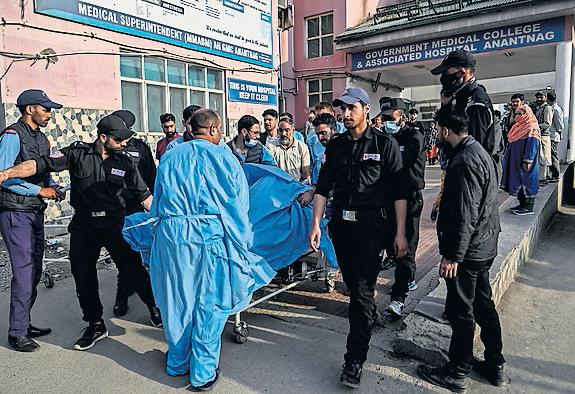 At least 28 tourists killed as suspected militants launch attack in Kashmir