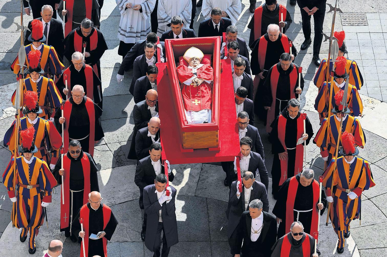 The most profound moment': thousands queue to honour pope