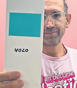 Artist creates paint version of new colour claimed by scientists