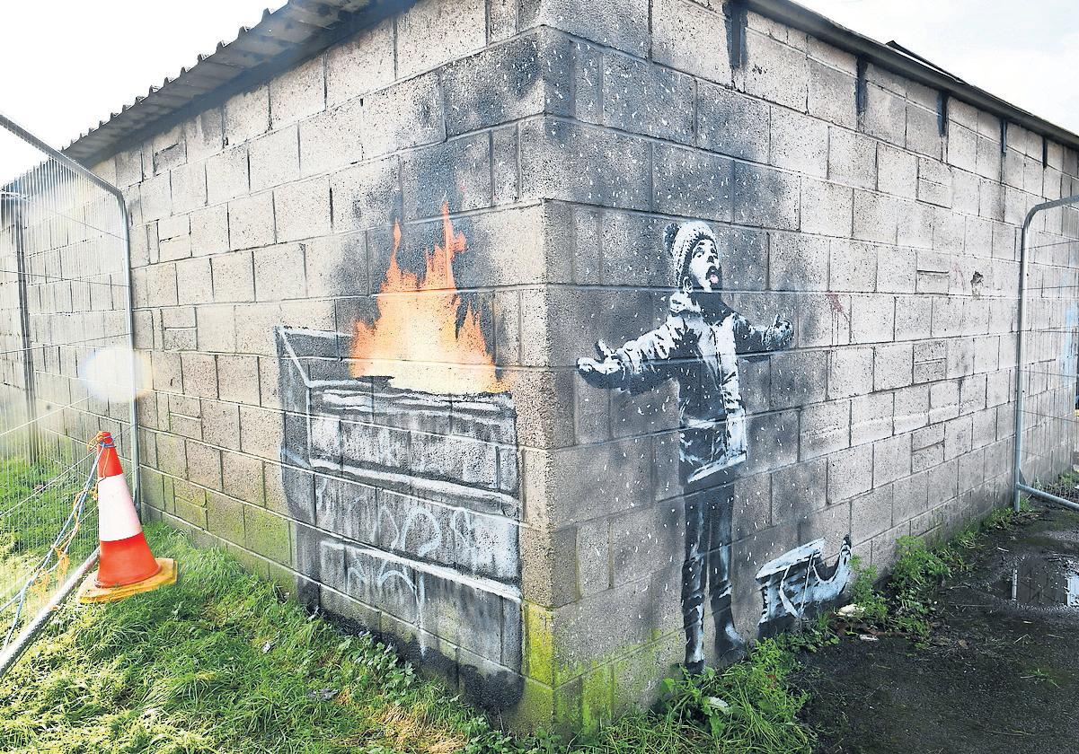 'It should have stayed' Play follows saga of Banksy mural's time in Port Talbot