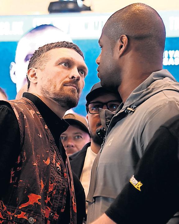 Dubois scornful of Usyk's 'boring' mind games