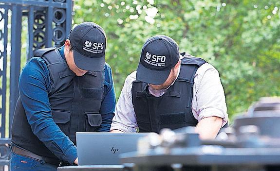 Three arrested in dawn raids over alleged bribery by Blu-3
