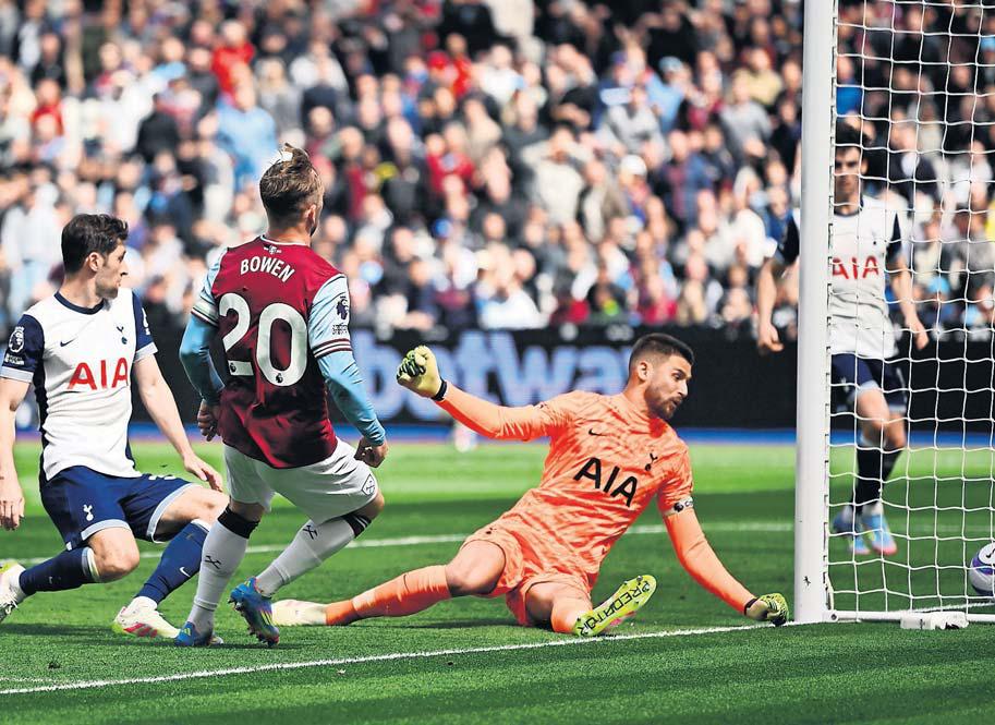 Bowen the only plus as West Ham limp to line