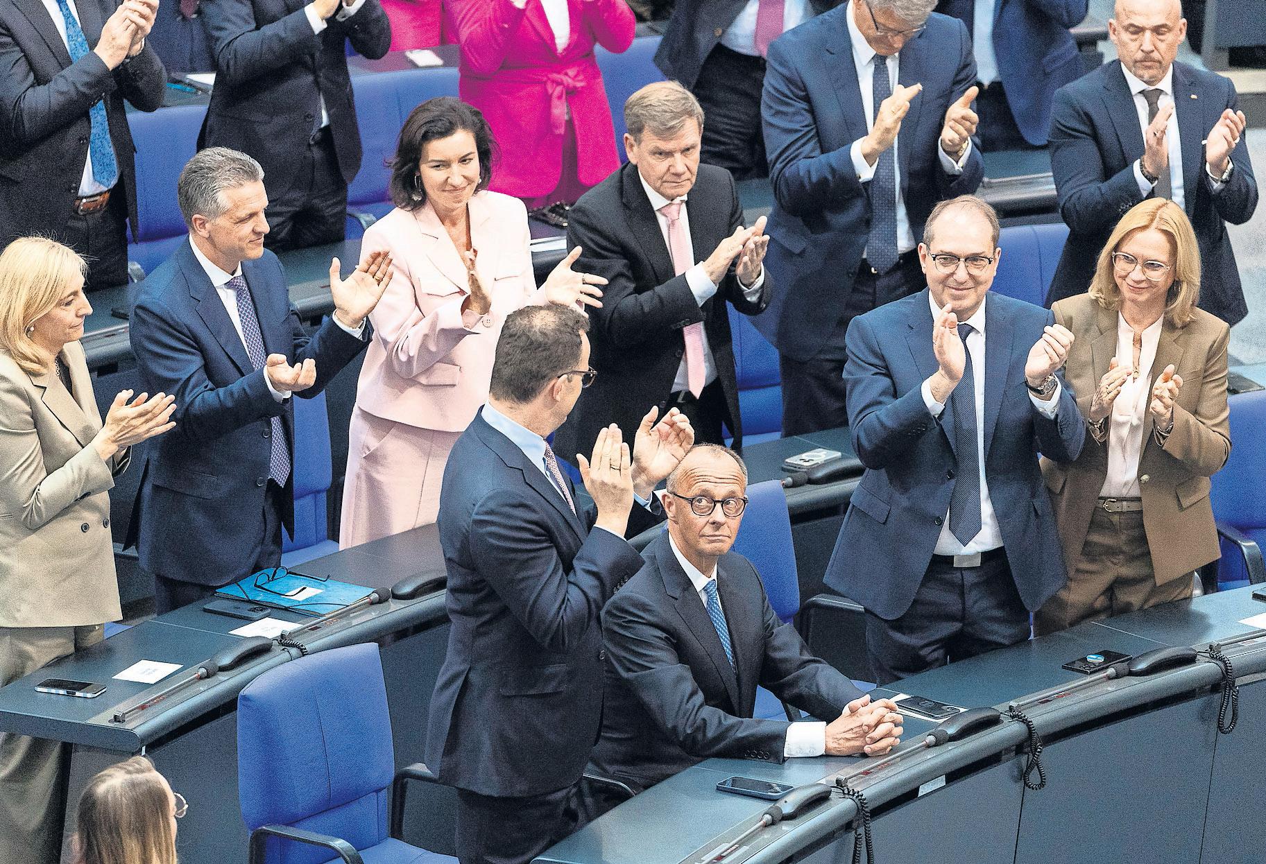 Rebels humiliate Merz as he wins chancellorship at second attempt