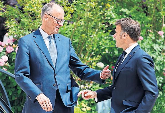 Merz and Macron agree on renewed Franco-German 'push for Europe'