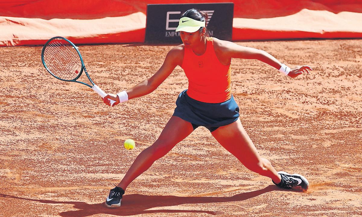 Raducanu positive despite being 'outplayed' by Gauff