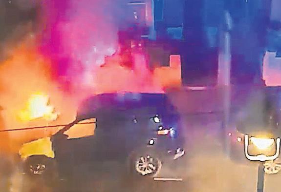 Man held over series of arsons at properties linked to PM
