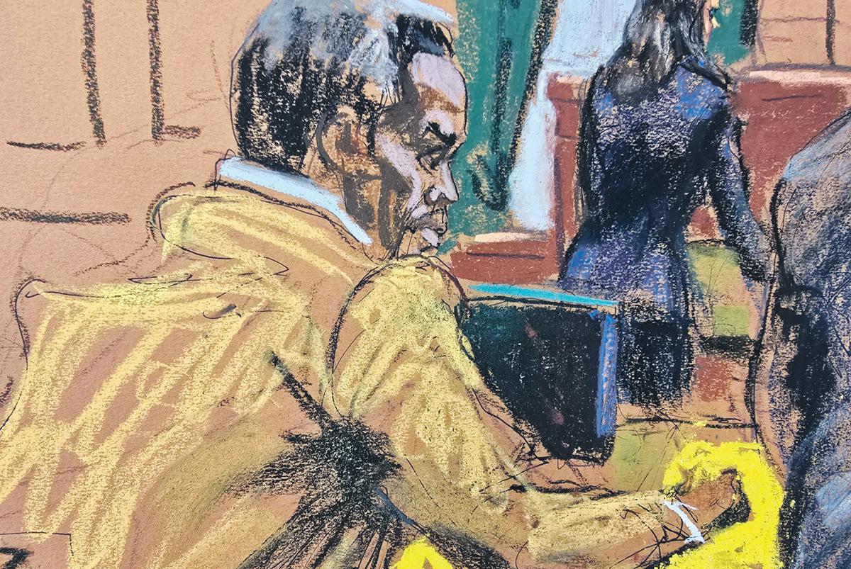 Combs's trial shown intimate messages sent by former girlfriend
