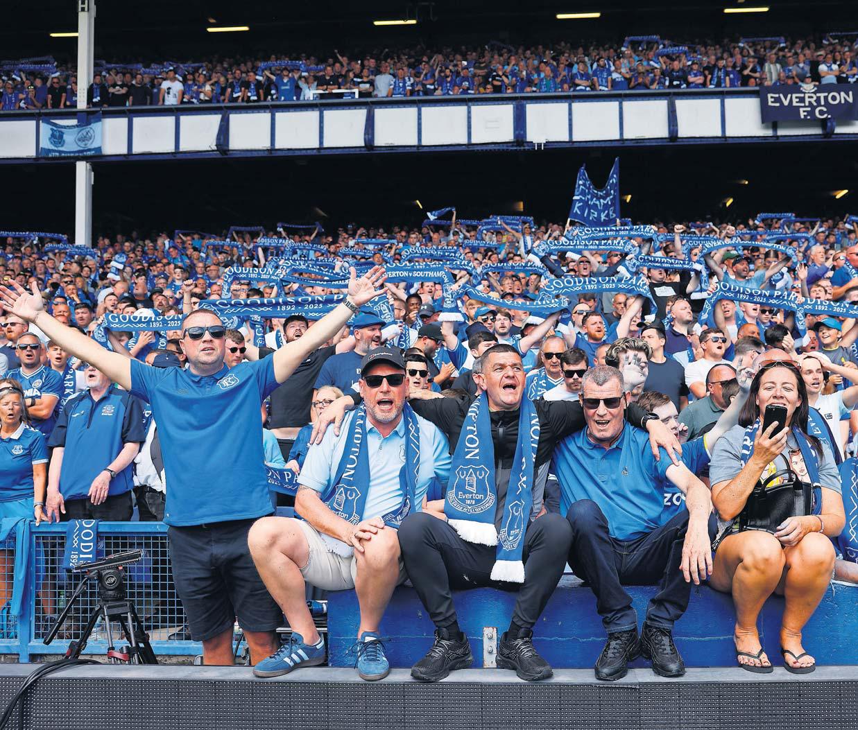 There She Goes End of an era at Goodison marked with cheers and tears