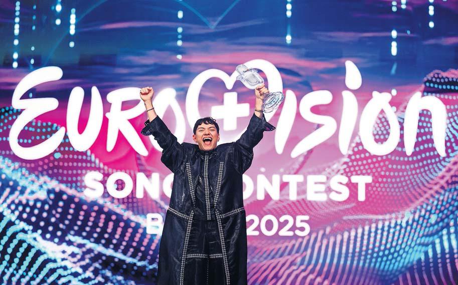 Austria proves no love is wasted as country celebrates young singer's Eurovision win