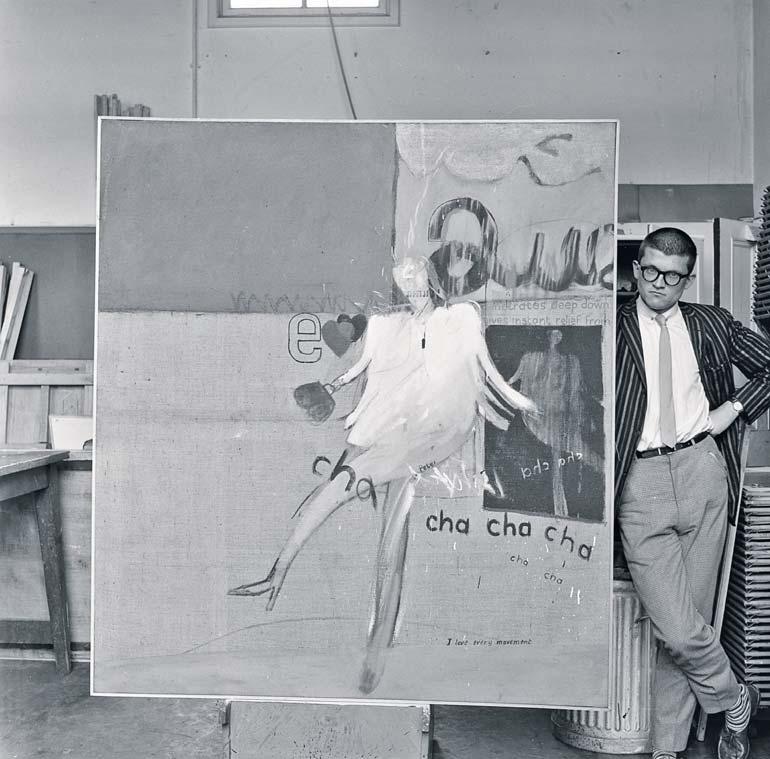 No swimming: early works show another side of David Hockney