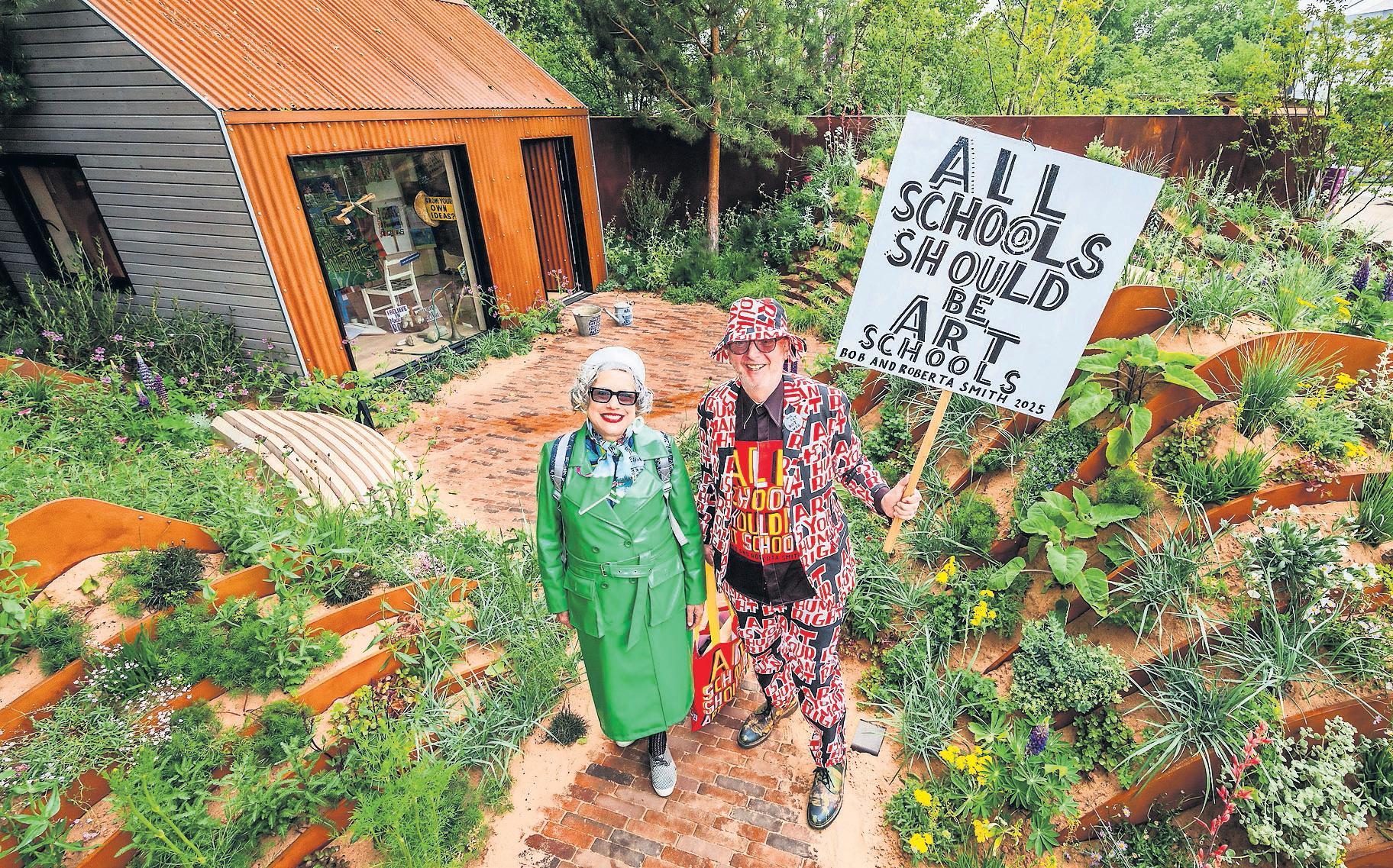 It's from the toilet': nothing goes to waste in Chelsea flower show's hunt for ideal garden