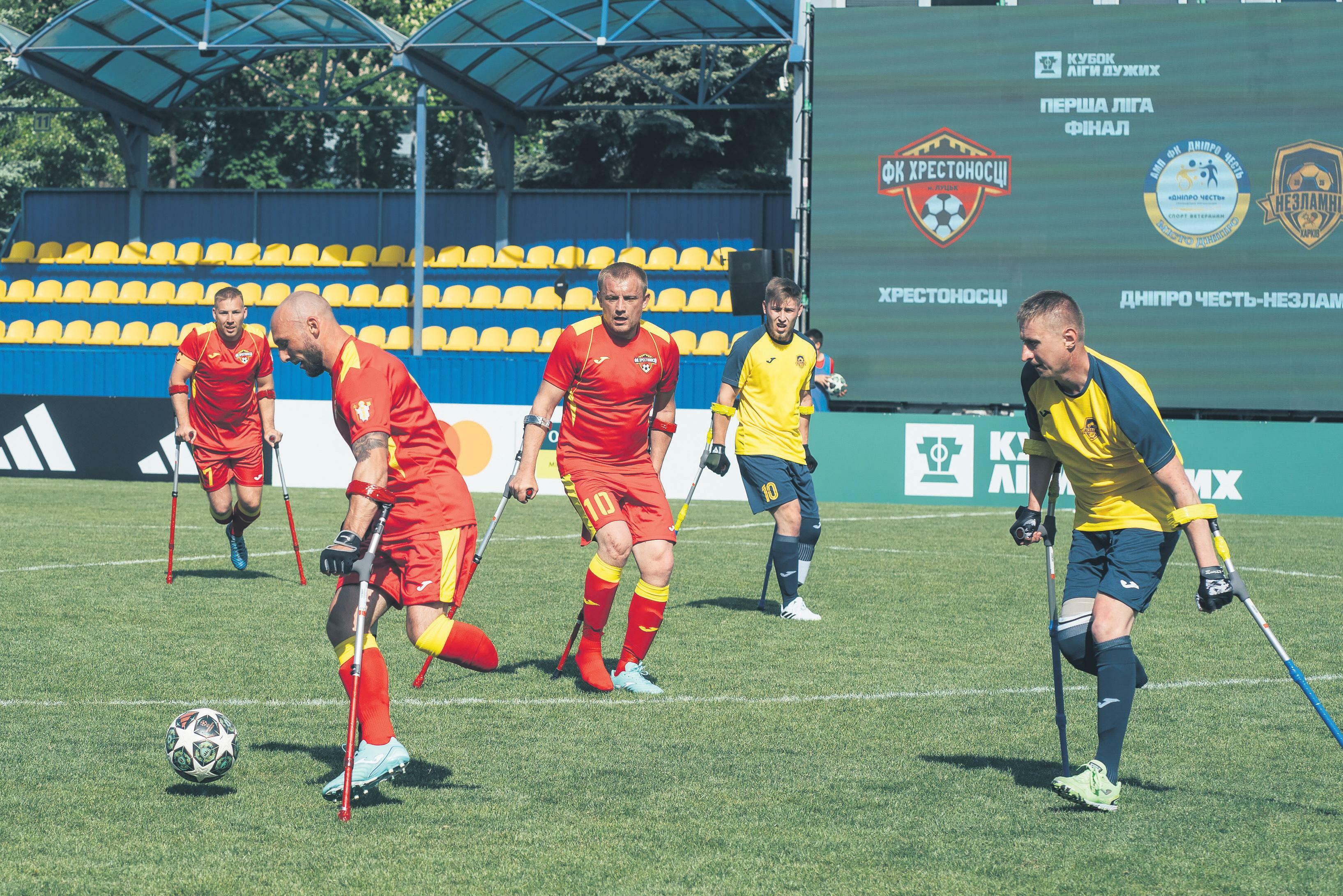 Kyiv's amputee league helps war survivors 'rediscover a will to live'