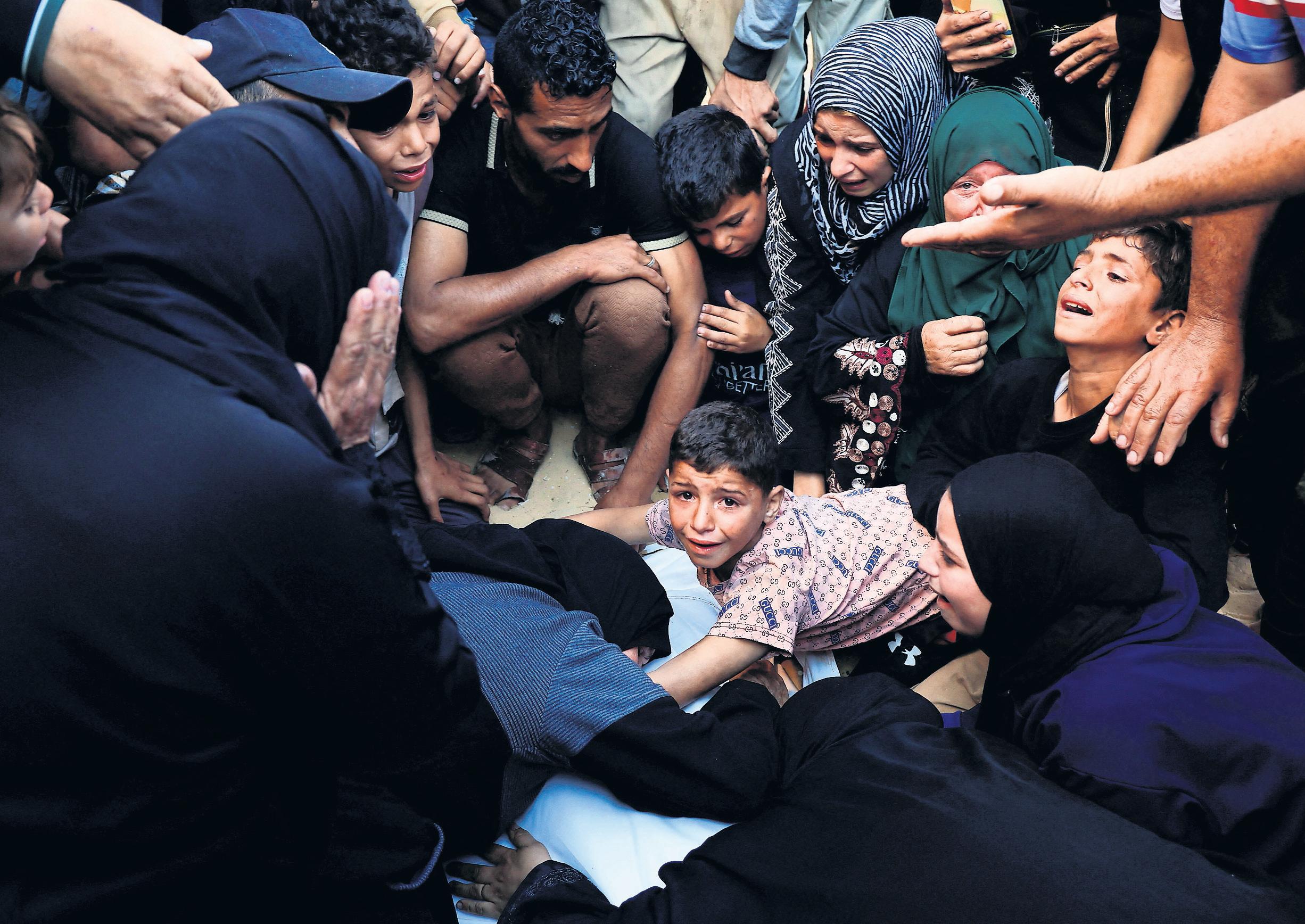 How will we survive? Hunger and airstrikes push Palestinians south