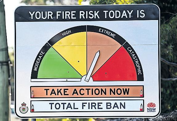 Outback-style wildfire warning signs go up on English moorland
