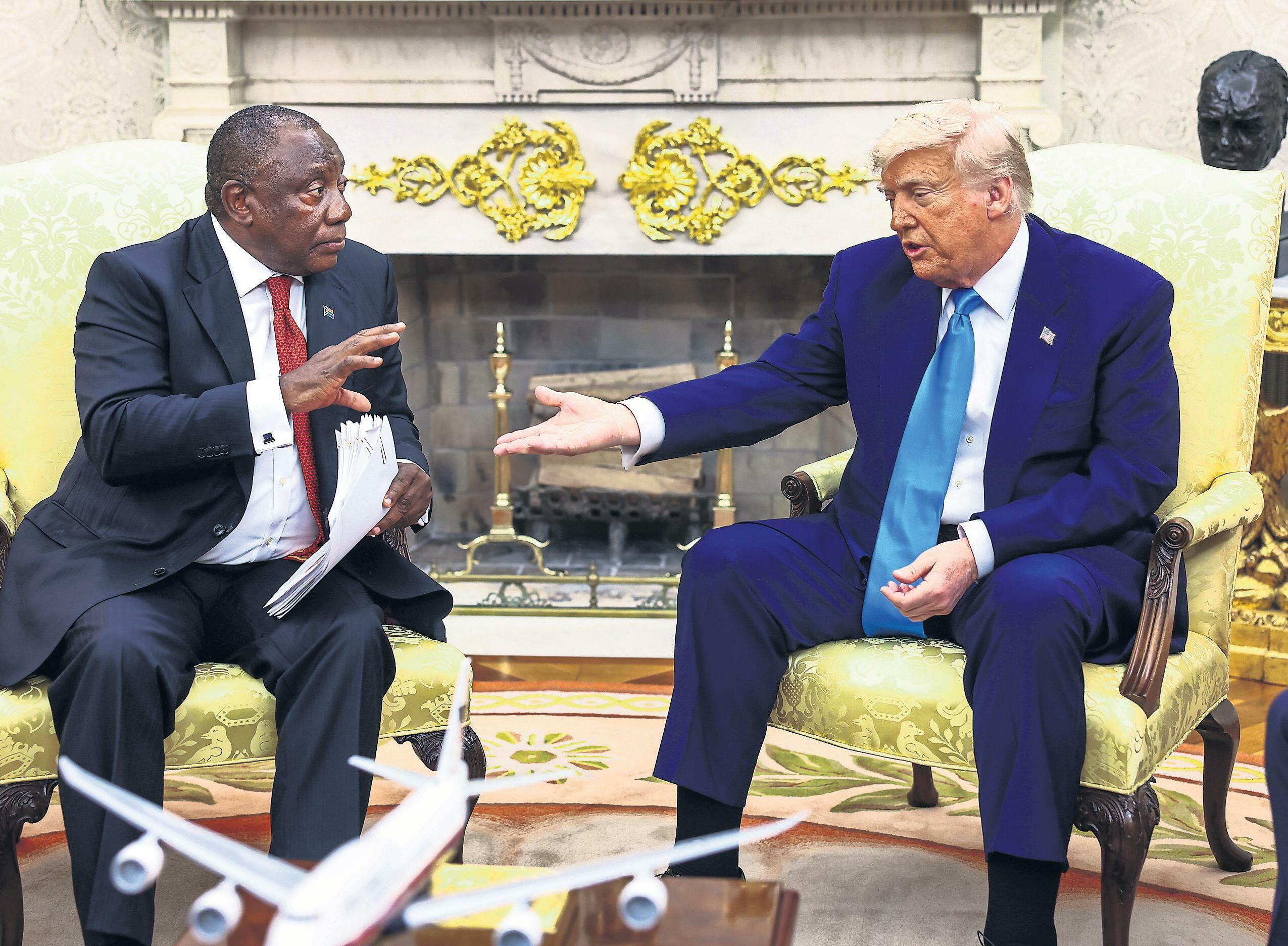 Mixed feelings in South Africa after Trump hits out at president