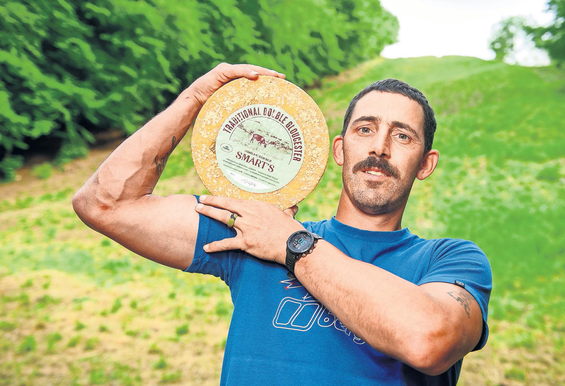 Recipe for success Cheese-rolling king on winning - and surviving - the race