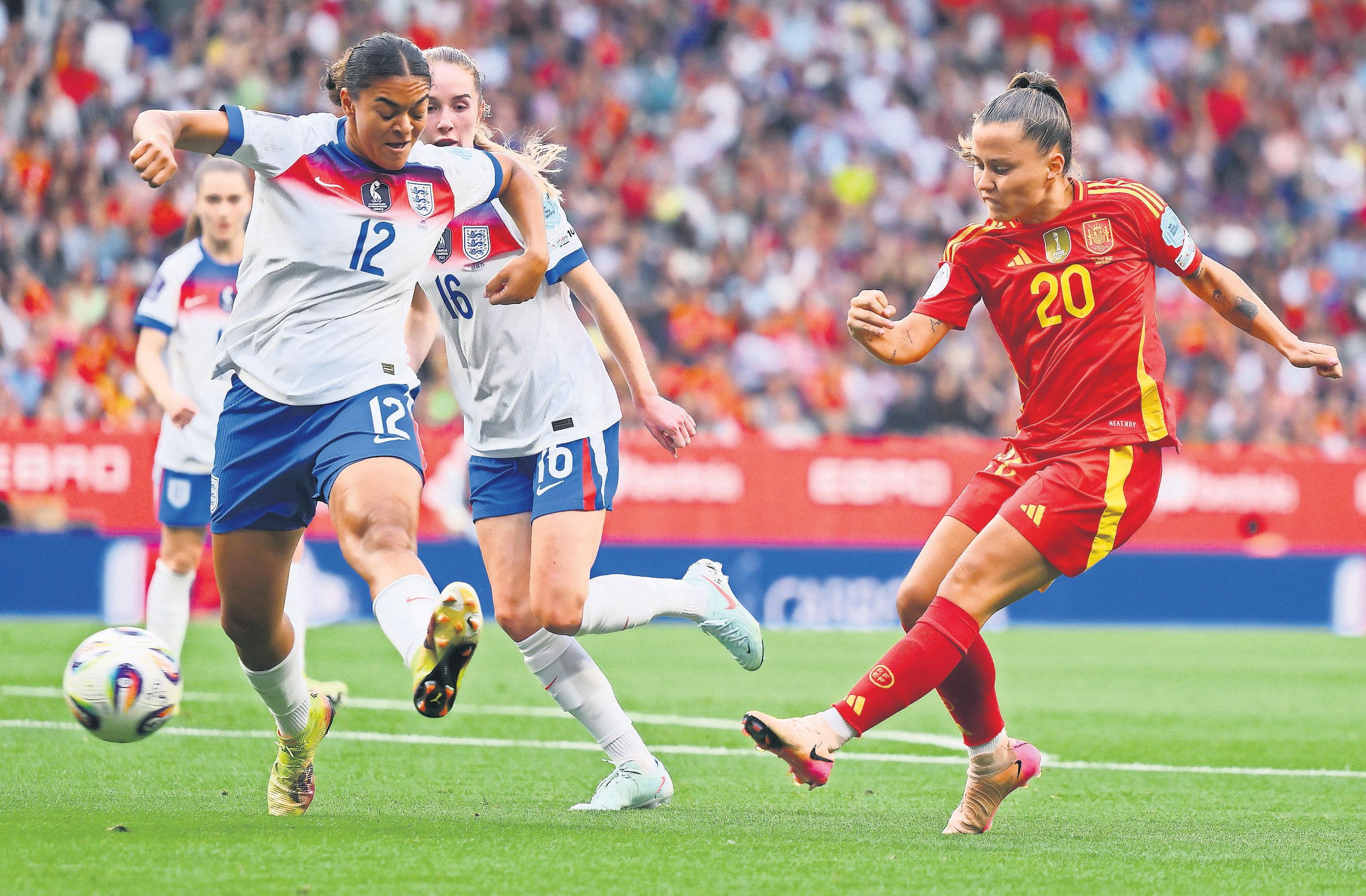 Outclassed England have no answer to Pina's double strike