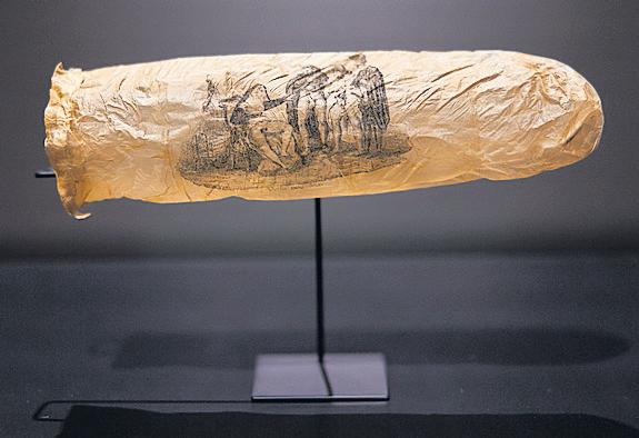 Dutch museum puts illustrated, 200-year-old condom on display