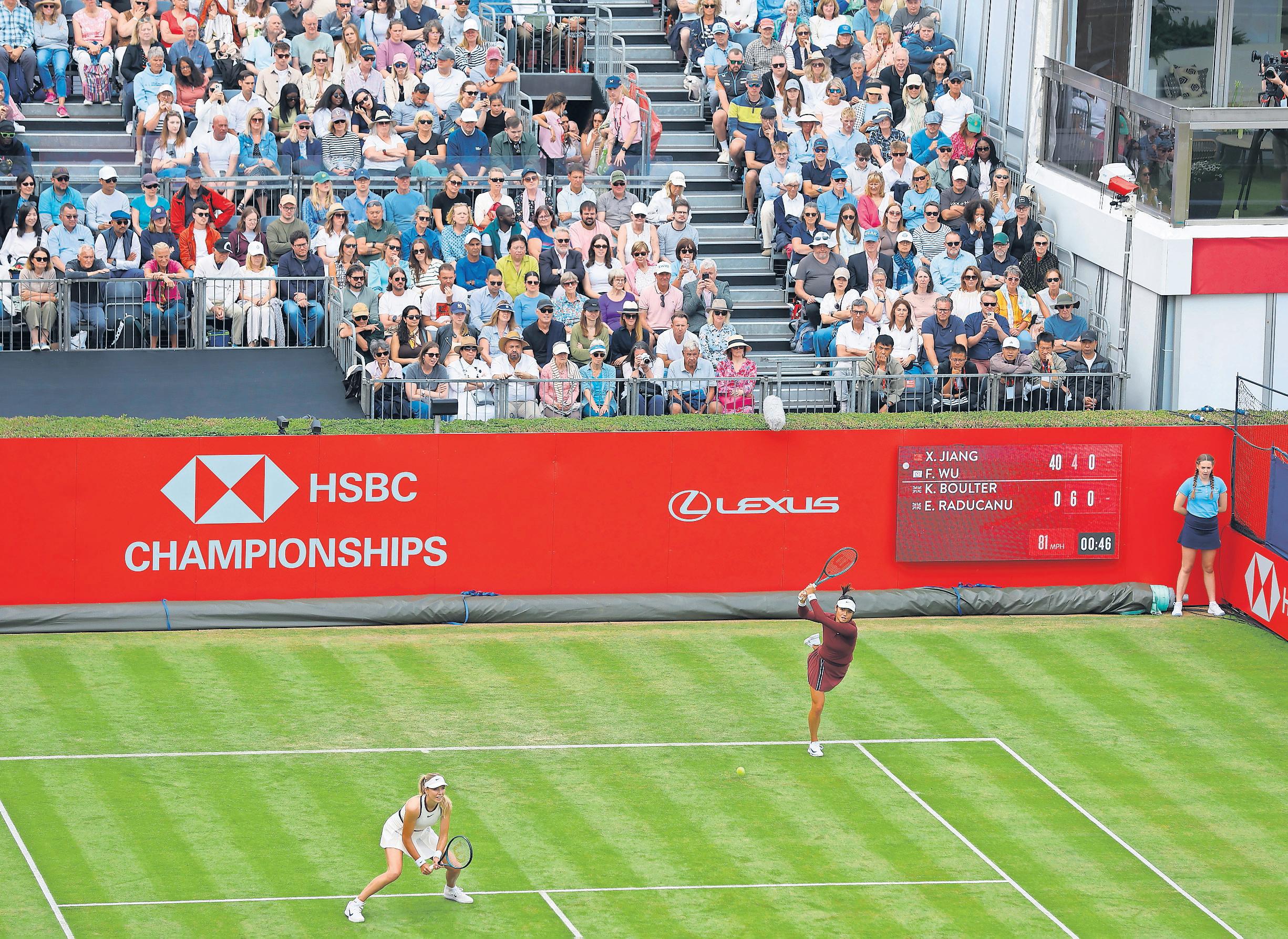 'Boultercanu' serve delight on historic day at Queen's Club