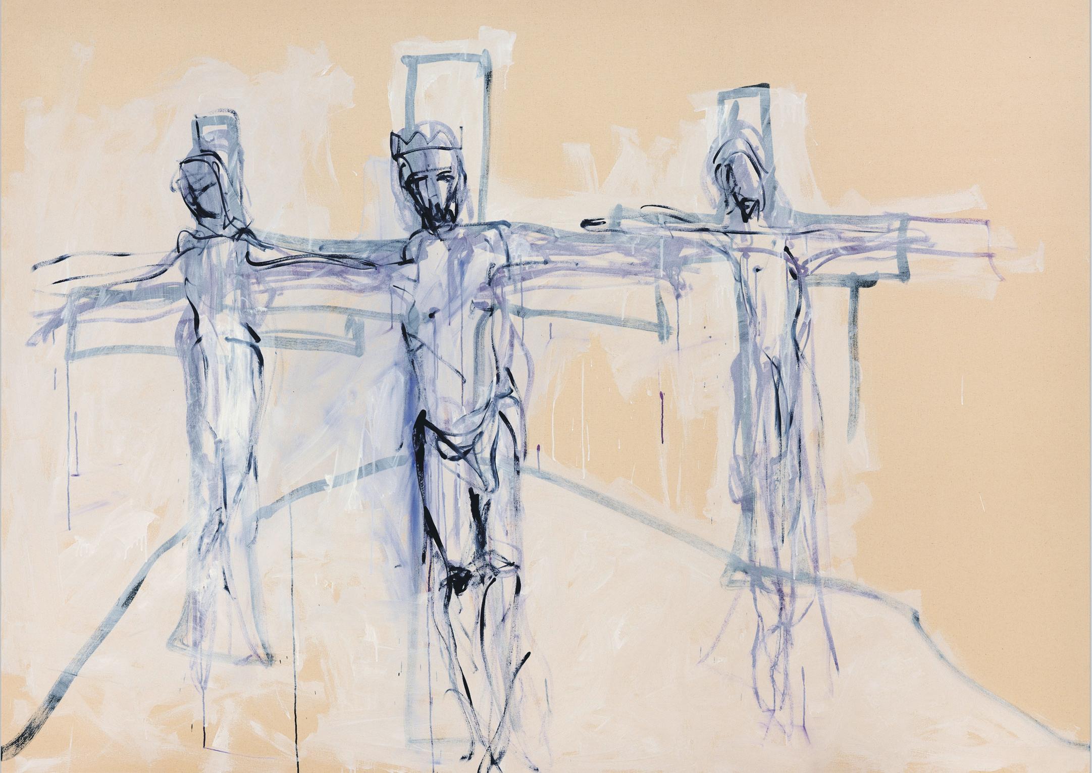 Emin's crucifixion is the greatest painting since Lucian Freud