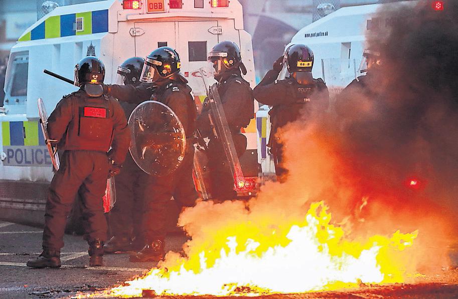 Police Injured and Homes Damaged in Second Night of Riots in Ballymena