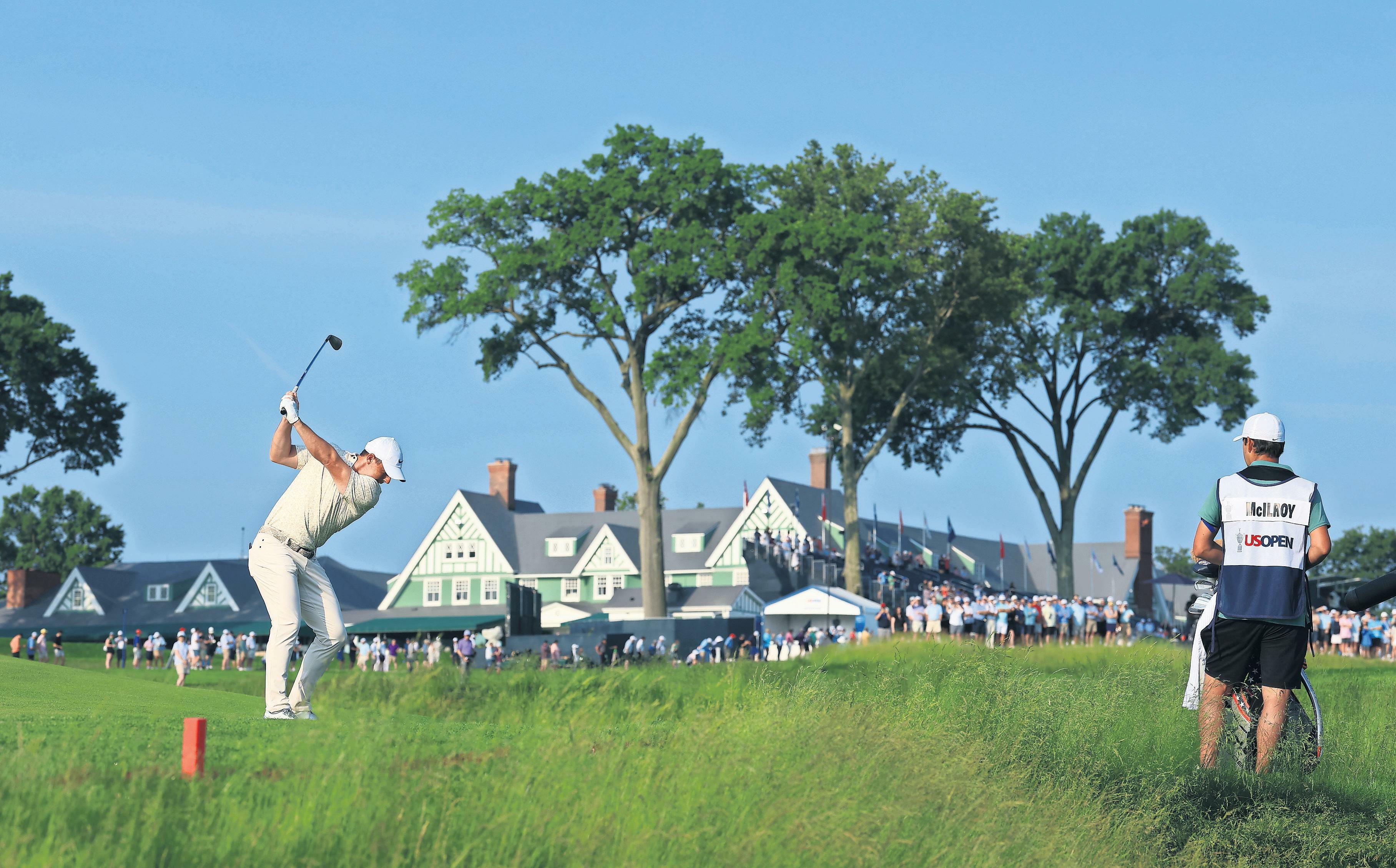 Spaun makes the early running as McIlroy falters on gruelling course