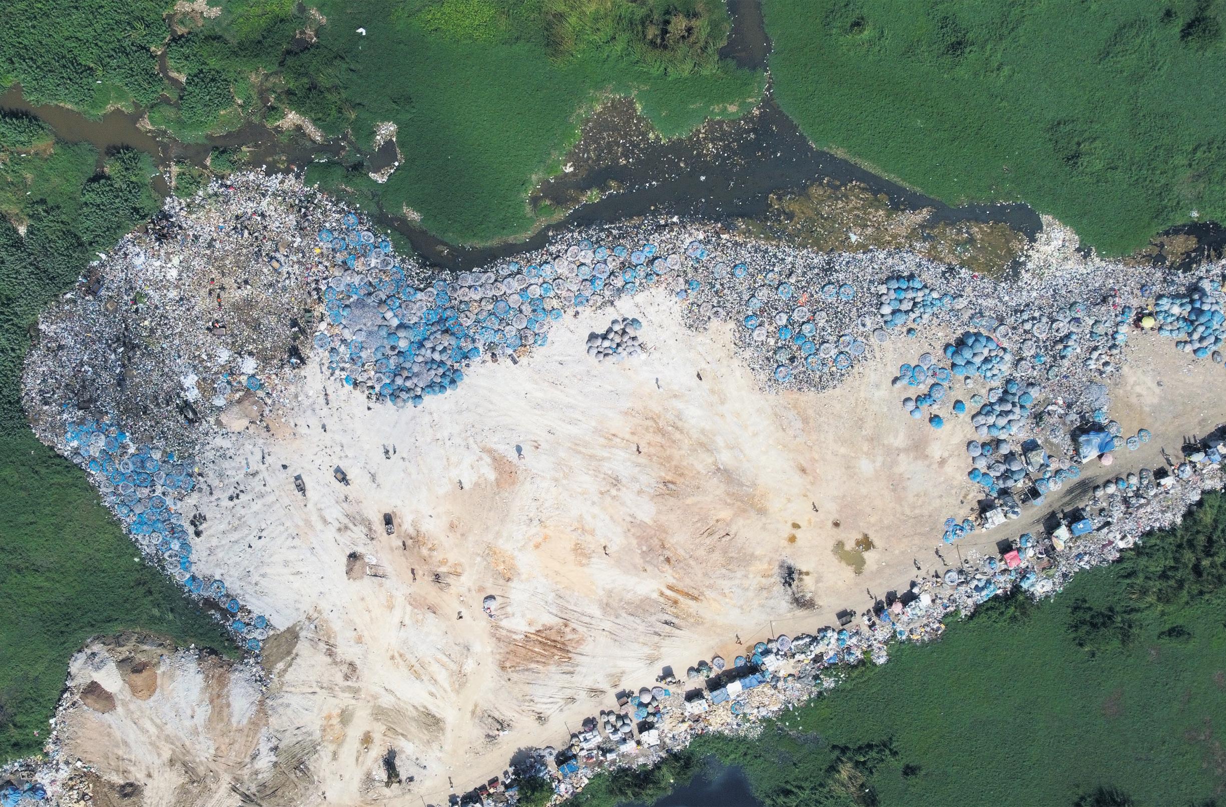 UK brands found among textile waste dumped in protected Ghana wetlands