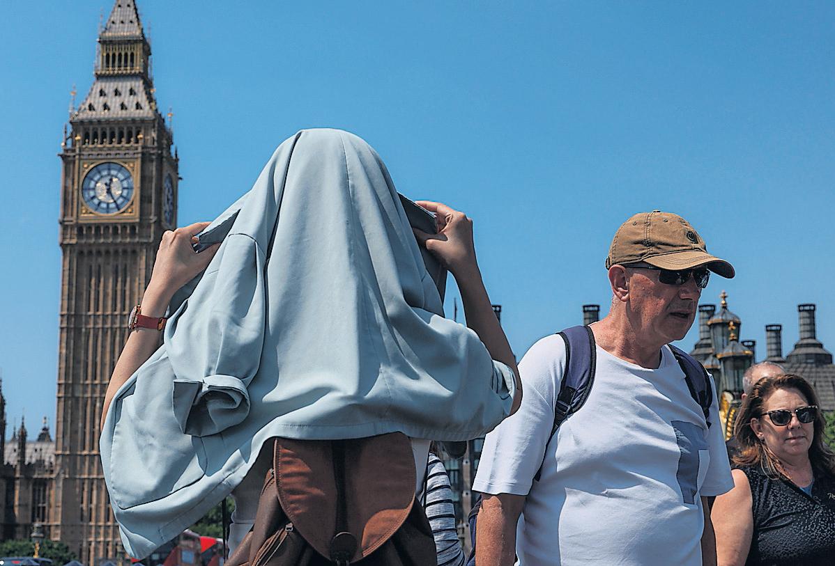 Heat alerts and wildfire warnings as UK records 2025's hottest day so far