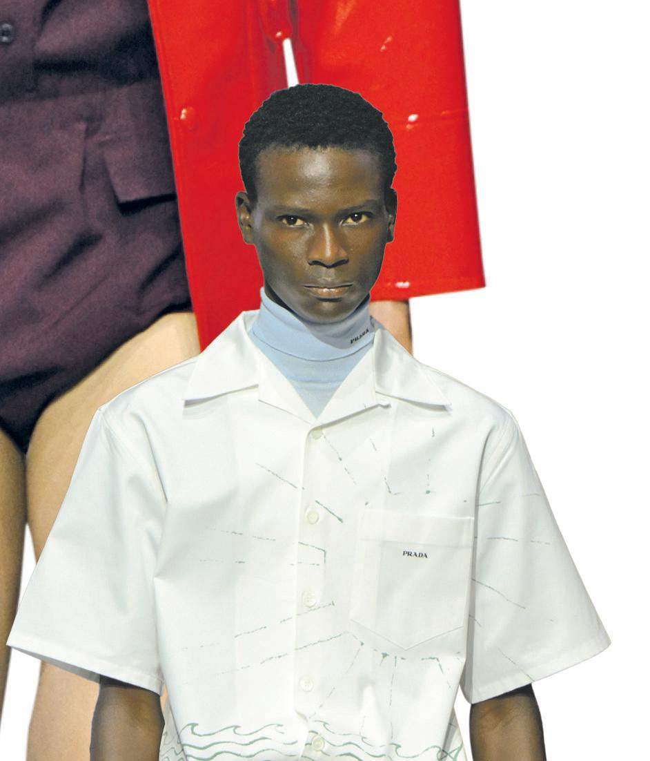 'Doing less isn't necessarily easier': Prada's stripped-back mix of military and pastels