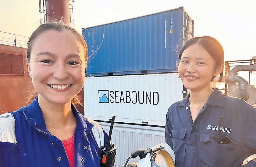 Transport Invention that can capture carbon from ship decks