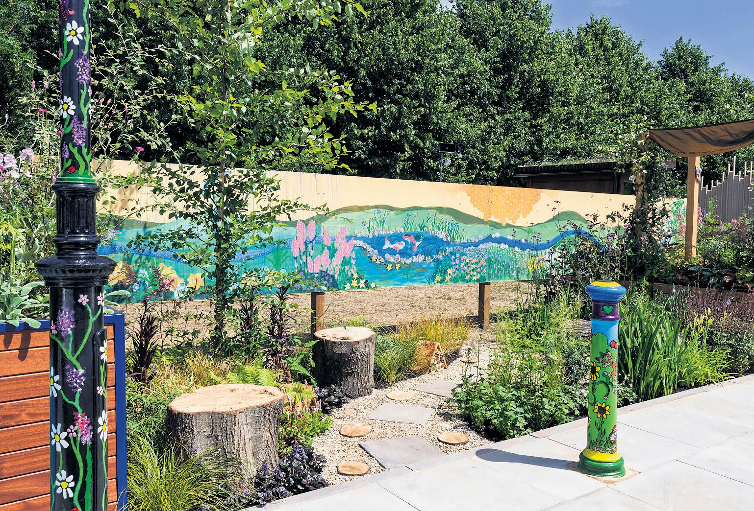 Parking space gardens lauded at flower show