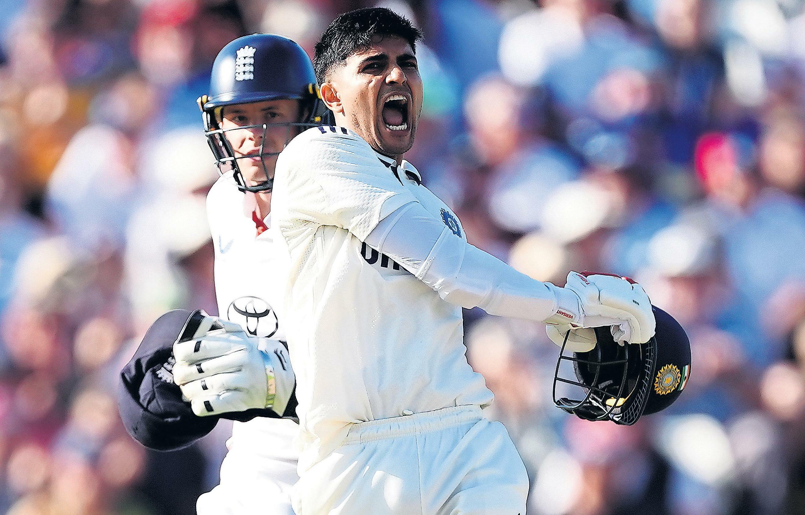 Gill fends off England with stylish century to restore balance